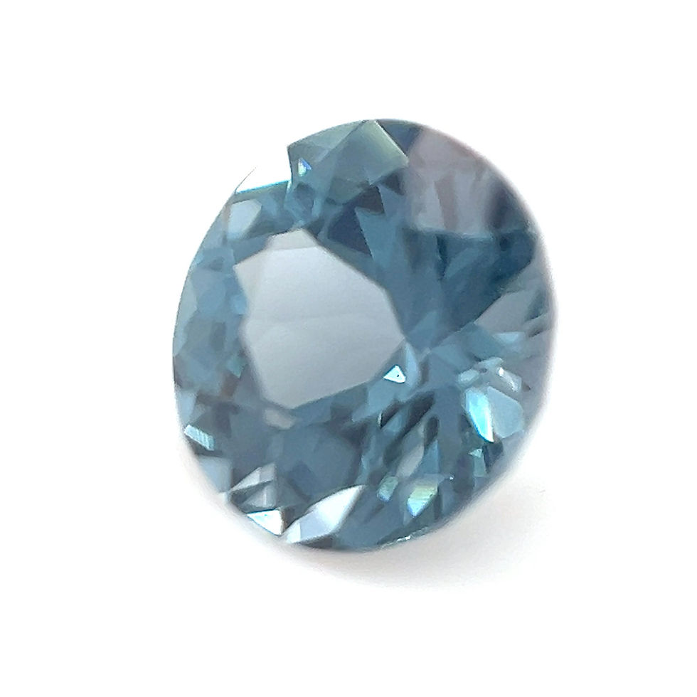 Thumbnail: Gray Blue Spinel 1.22 cts. 6.5 x 6.5mm, round