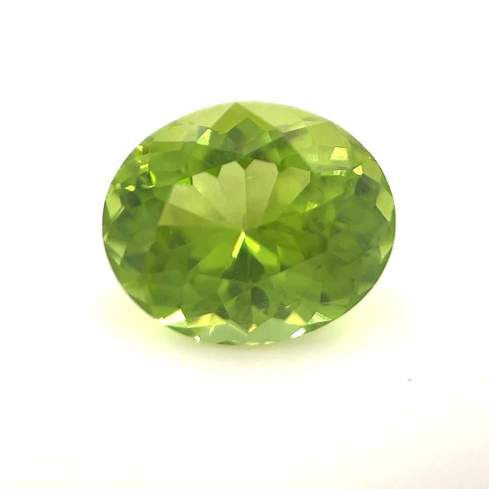 Thumbnail: Peridot 2.45 cts. 9.3 x 7.8mm, oval