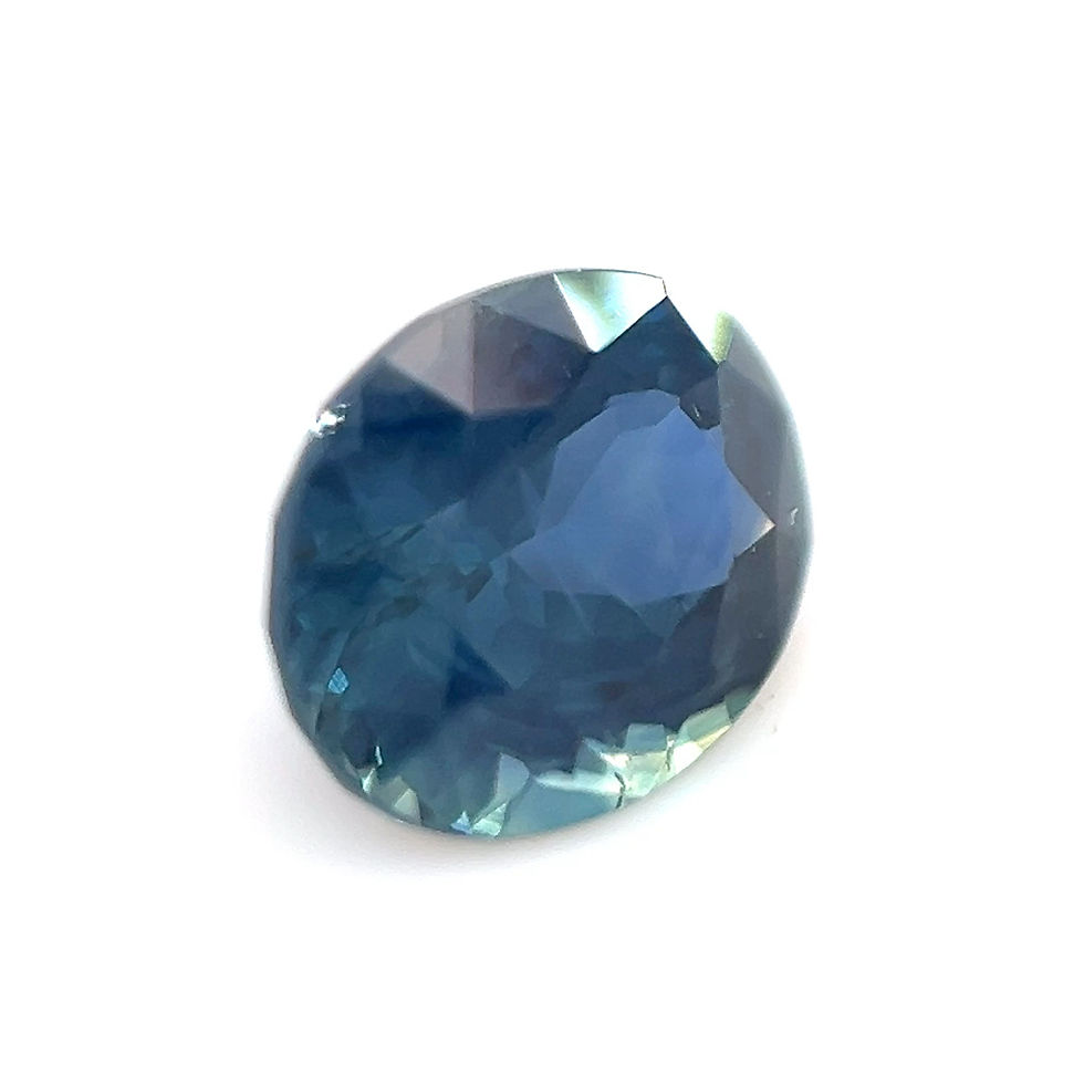 Thumbnail: Teal Sapphire 1.15 cts. 7.0 x 5.5mm, oval