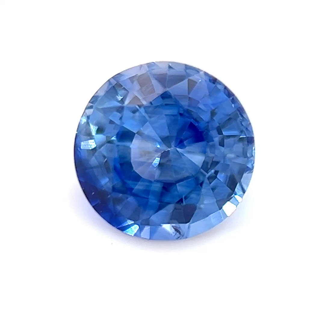Blue Sapphire 1.41 cts. 6.4 x 6.4mm, round