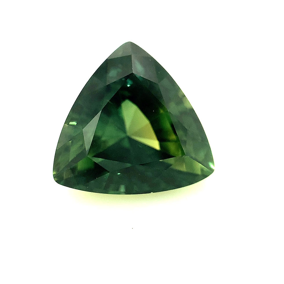 Thumbnail: Teal Sapphire 1.53 cts. 7.0 x 6.9mm