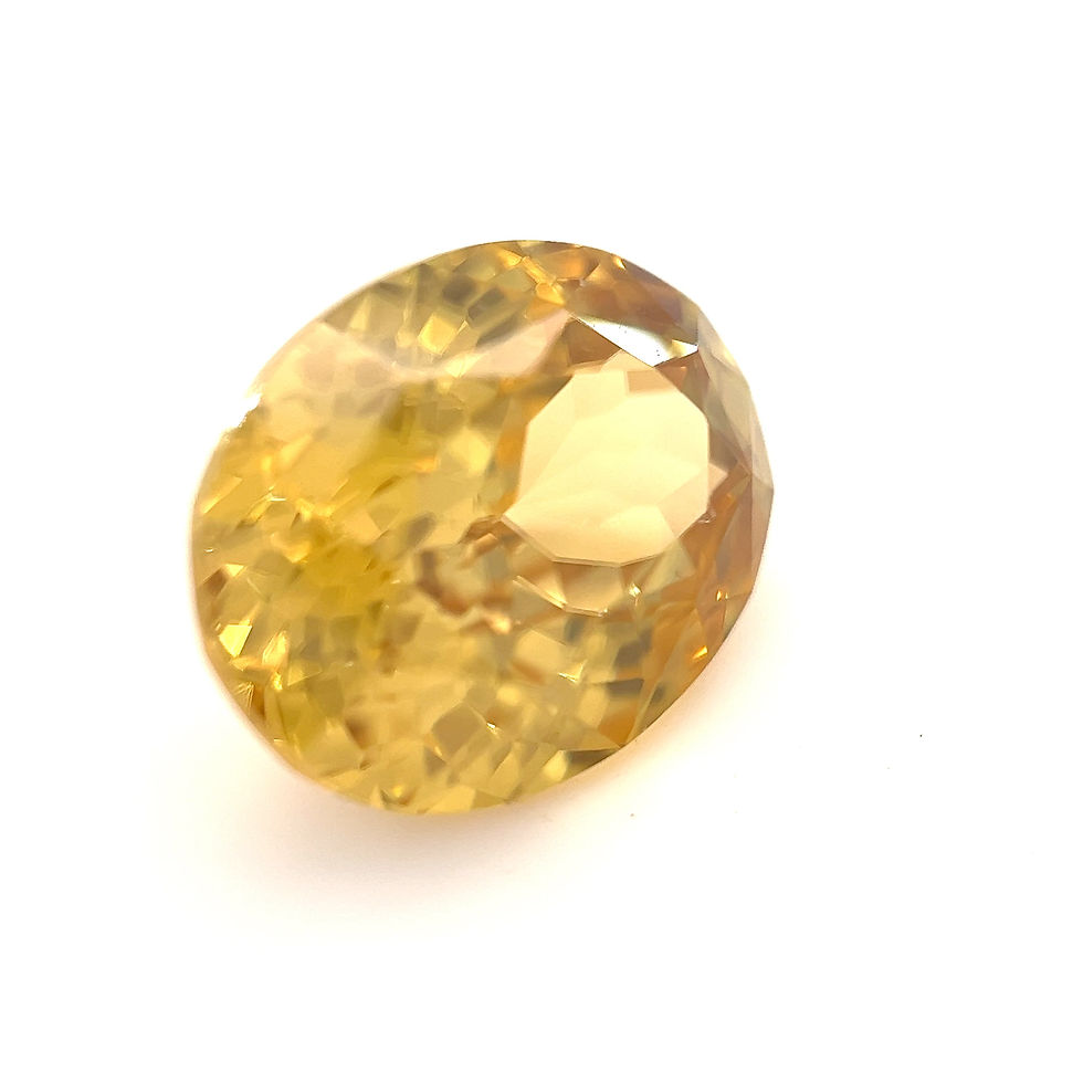 Thumbnail: Yellow Zircon 6.47 cts. 11.7 x 9.3mm, oval