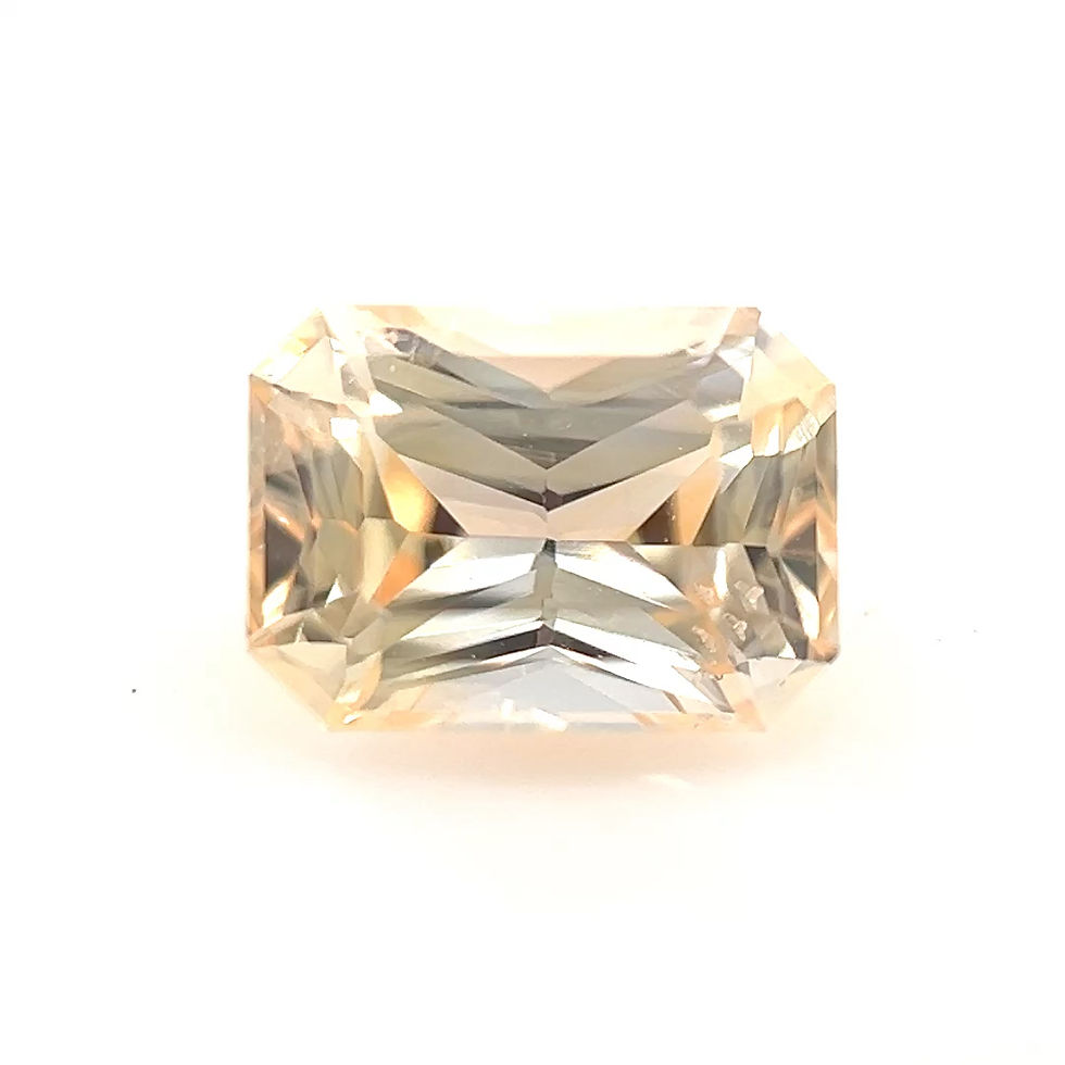 Thumbnail: Yellow Sapphire 1.20 cts. 6.6 x 4.8mm, emerald, radiant