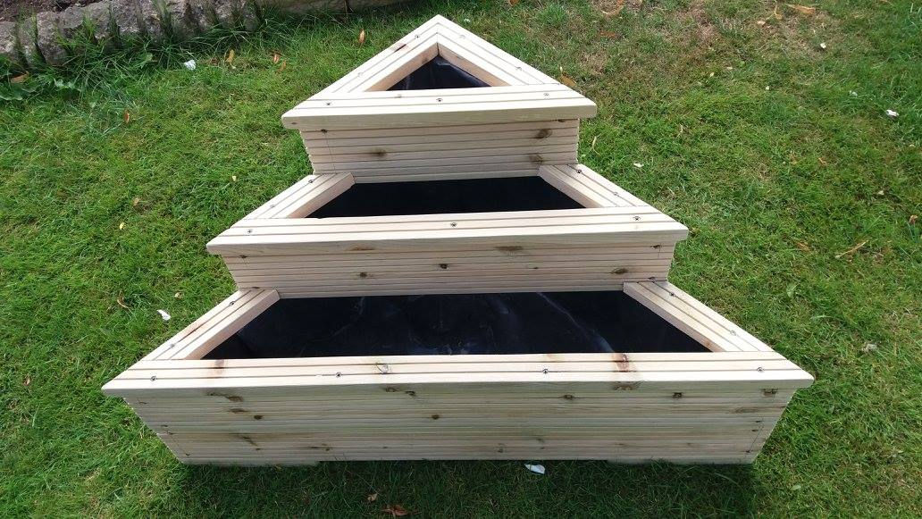 corner planter