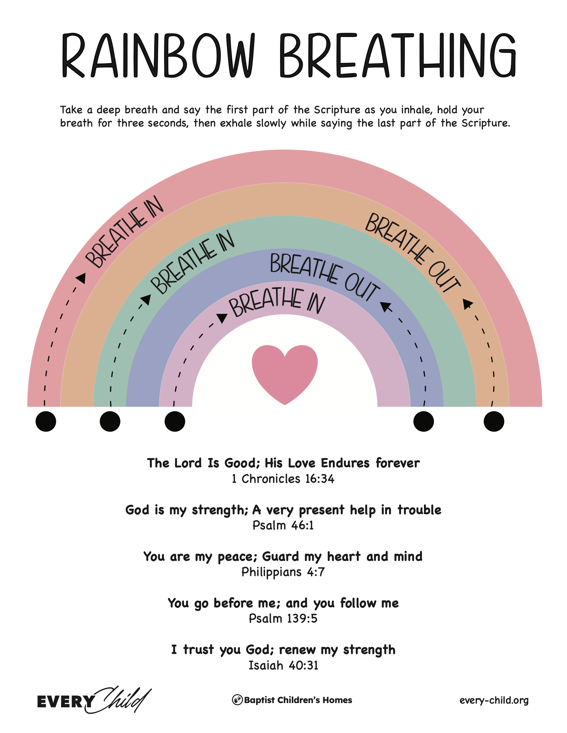 Rainbow Breathing Exercise