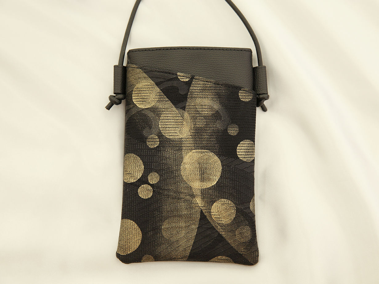 Zeitakuyu禅スマホバッグ/吉祥紋様 七宝(⚪︎)