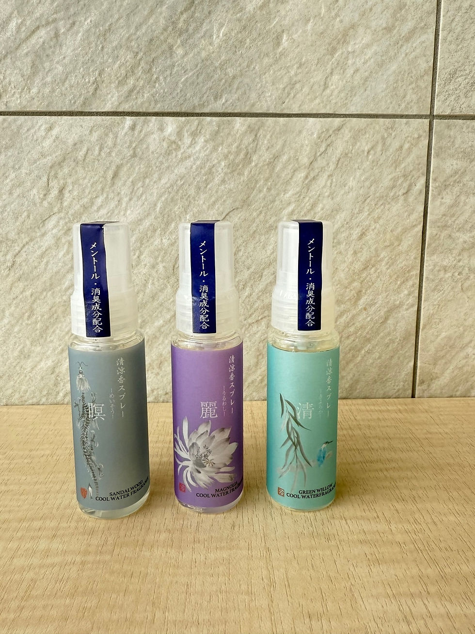 サムネイル： 清涼香スプレー／瞑・青龍はん  Cool Water Fragrance Spray / sandalwood