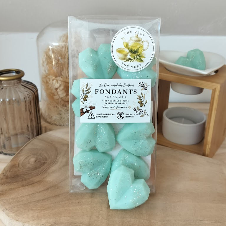 Fondants parfumés artisanaux senteur thé vert