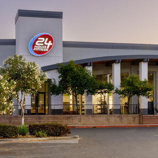 Front entrance of gym facility