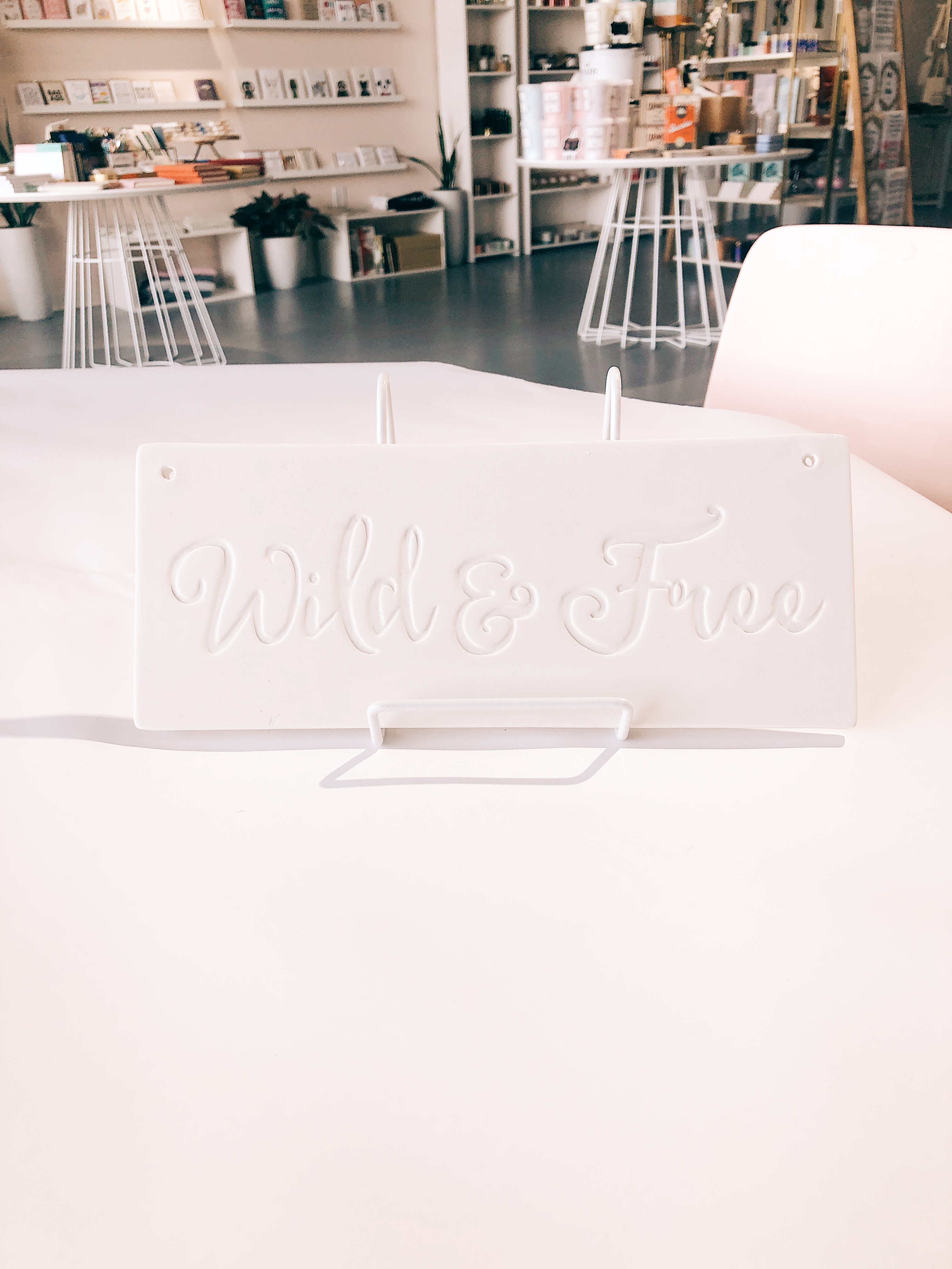 Wild and Free Plaque