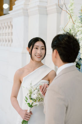 wedding makeup London Hong Kong bride Asian bride natural soft makeup minimalist bridal portrait