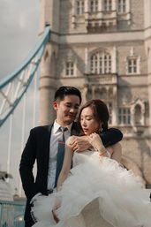 pre wedding photoshoot London Asian couple Westminster steps romantic city portrait
