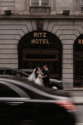 pre wedding photoshoot London Hong Kong couple Ritz Hotel luxury wedding portrait