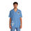 Thumbnail: SWDB Smoking Skull Powder Blue Hawaiian Shirt