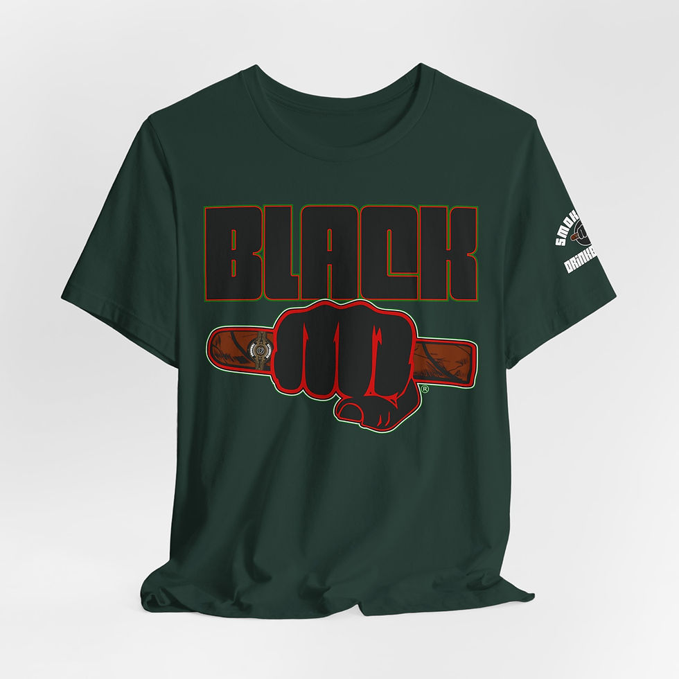 Thumbnail: SWDB Black RBG Cigar Fist Tee