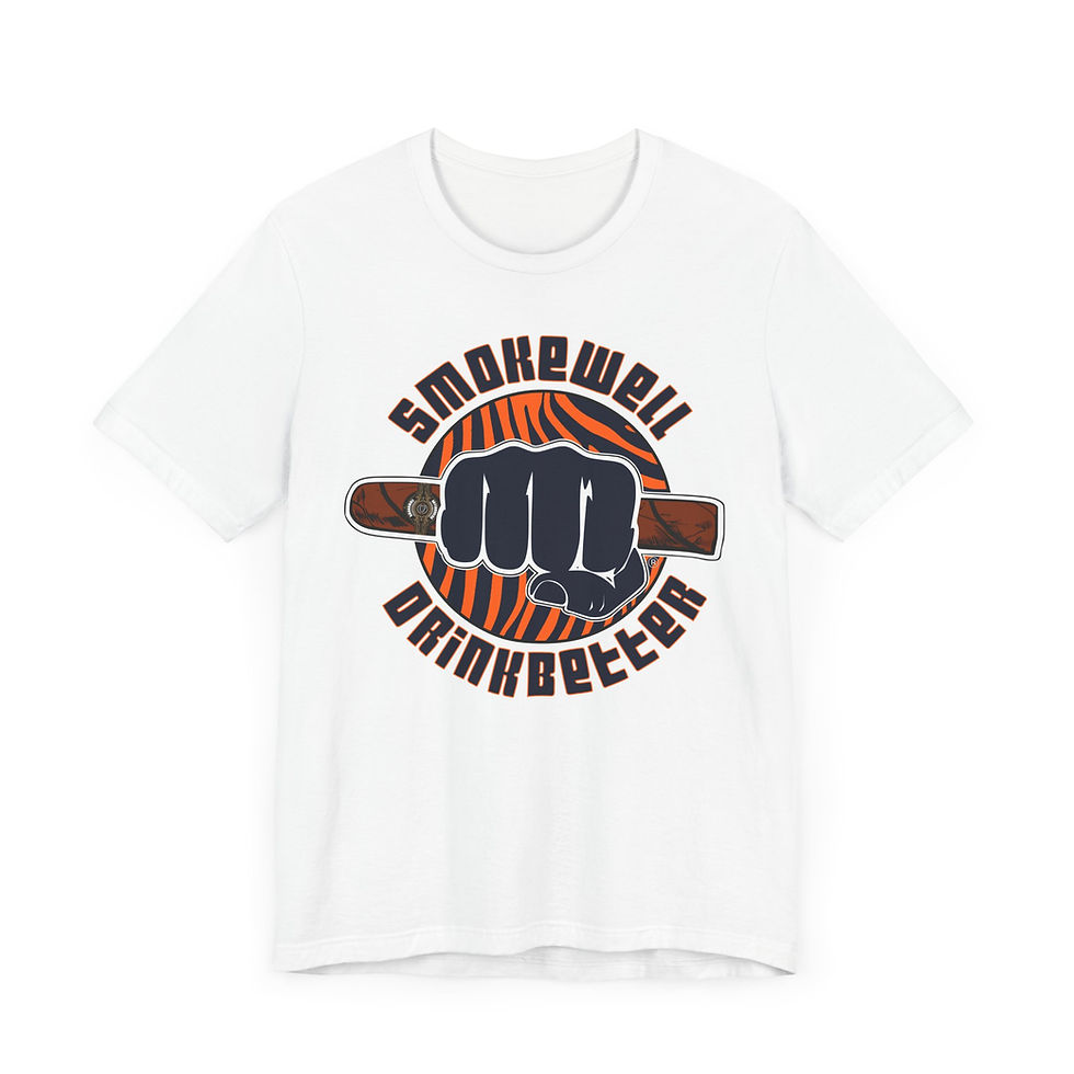 Thumbnail: SWDB Det Tiger Dot Unisex Jersey Short Sleeve Tee