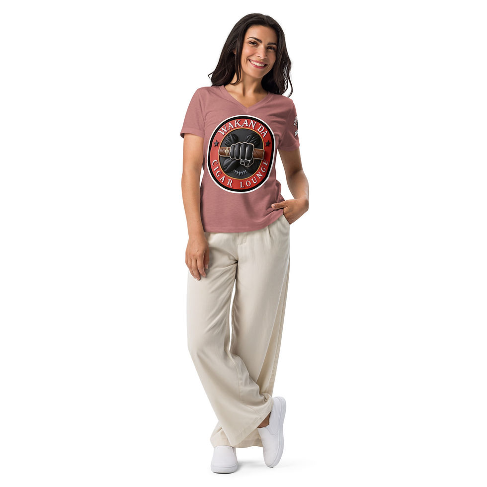 Thumbnail: SWDB WakanDa Cigar Lounge Women’s V-neck Tee