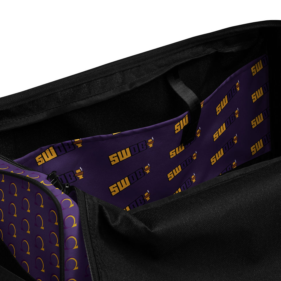 Thumbnail: SWDB Purple Cigar Fist Duffle Bag