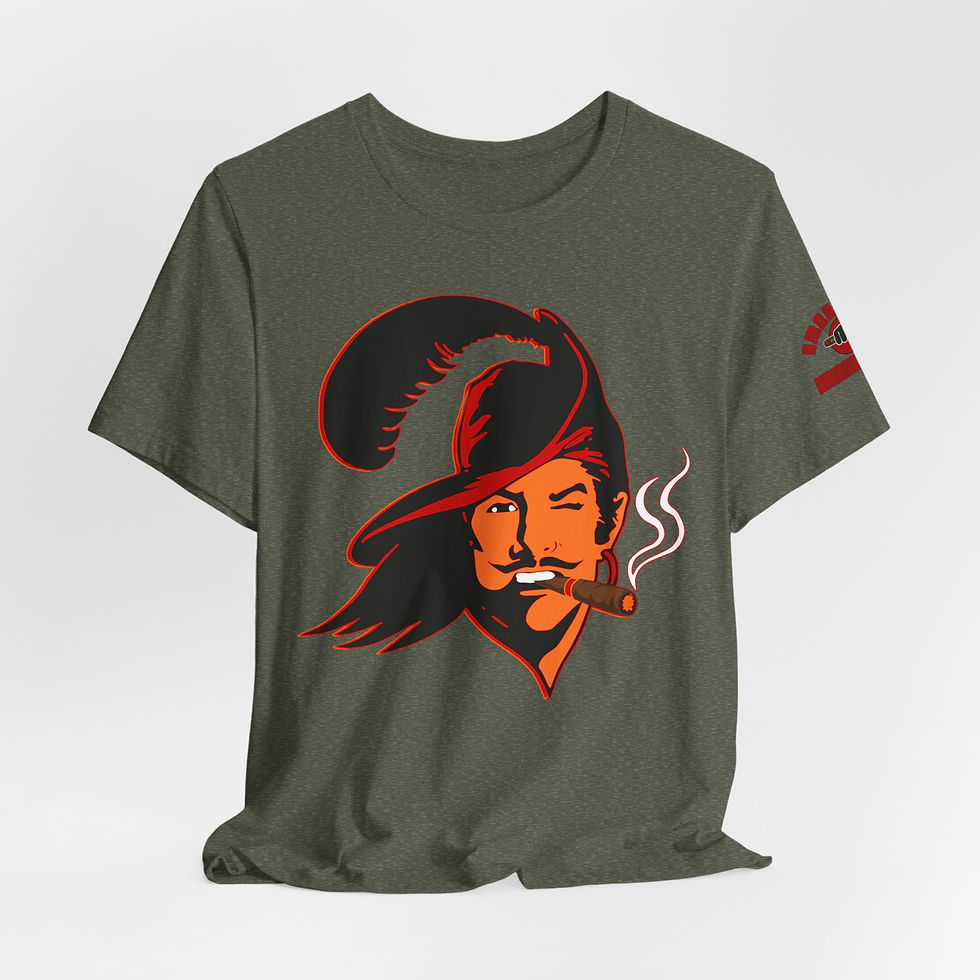 Thumbnail: SWDB Smoking Pirate Short Sleeve Tee