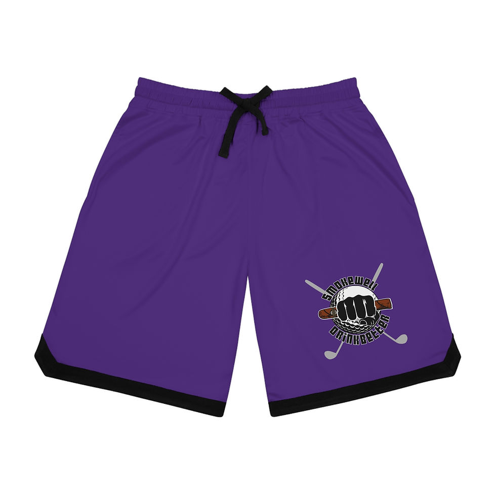 SWDB Purple Golf Ball Shorts