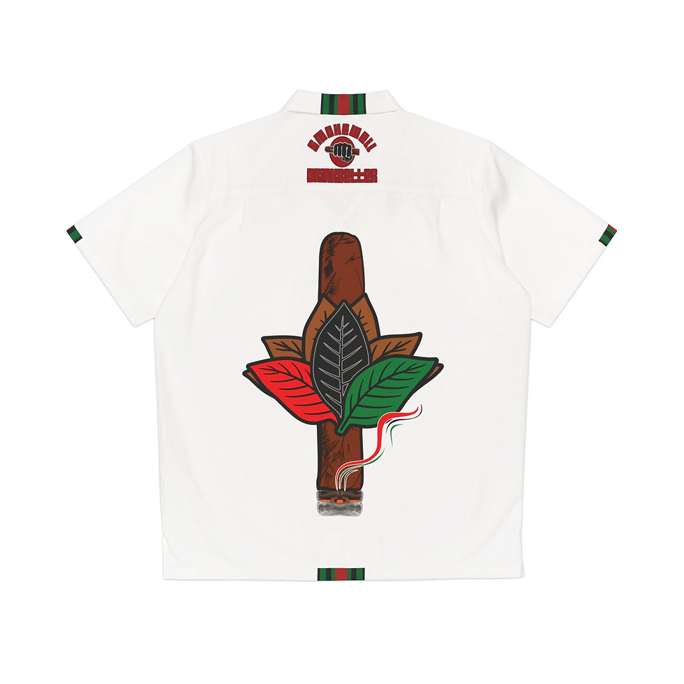 Thumbnail: SWDB RBG Leaf White Hawaiian Shirt