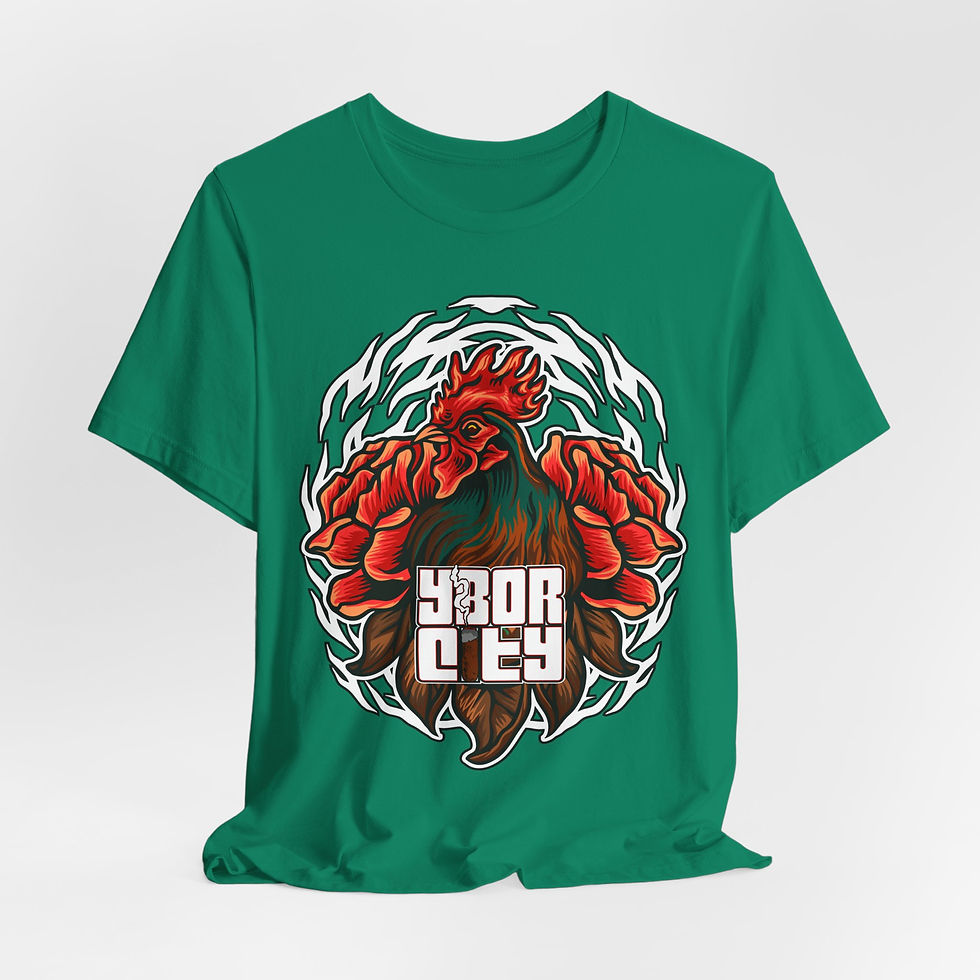 Thumbnail: SWDB Rooster Smoke Unisex Short Sleeve Shirt