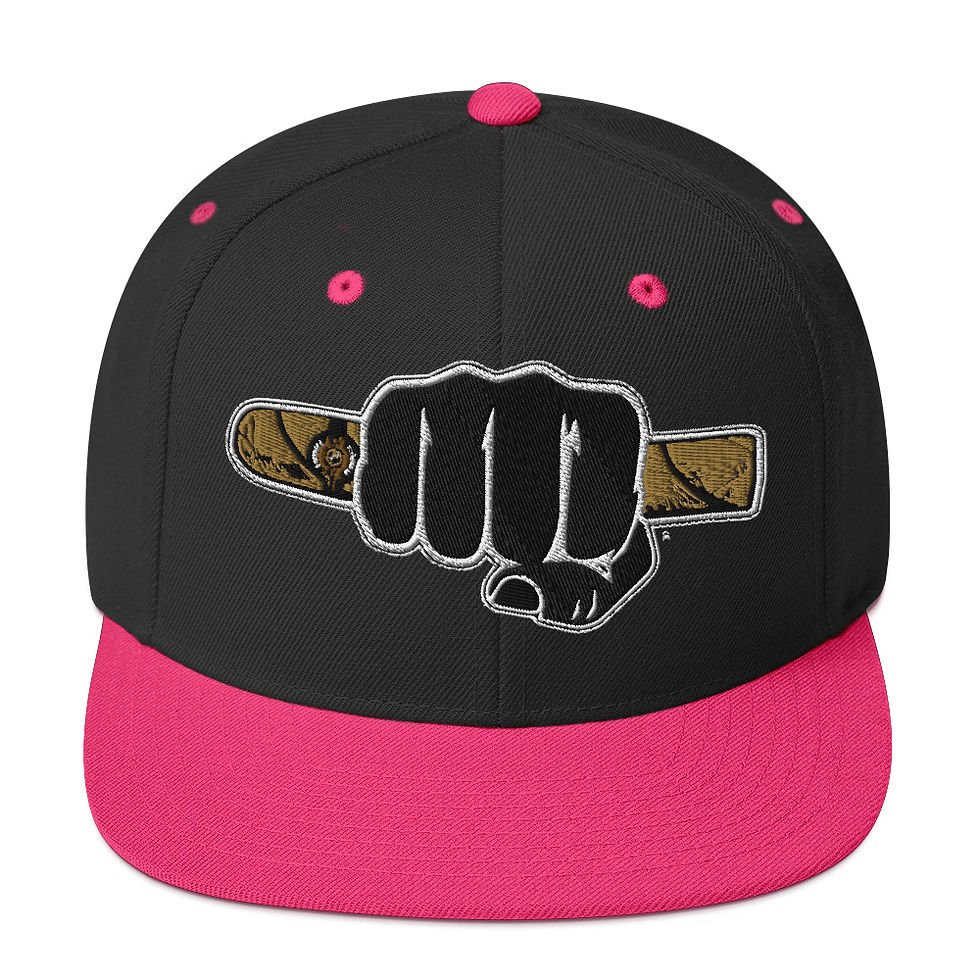 Thumbnail: SWDB Cigar Fist Snapback Hat
