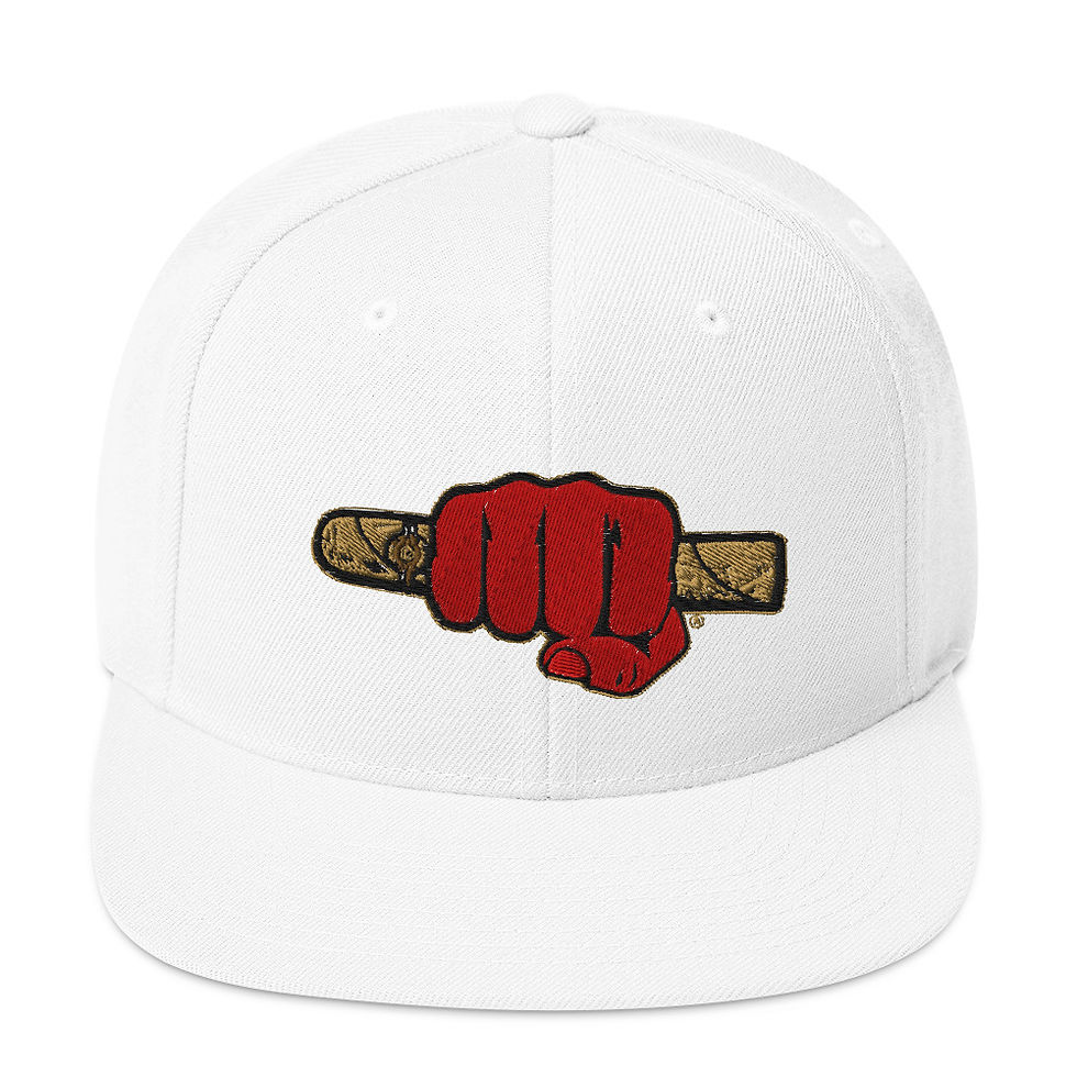 Thumbnail: SWDB Red Cigar Fist Snapback Hat