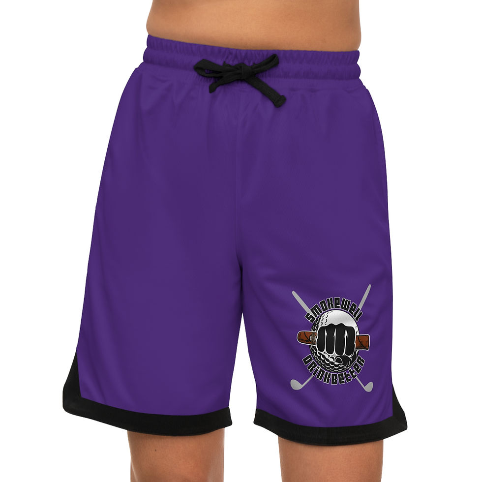 Thumbnail: SWDB Purple Golf Ball Shorts