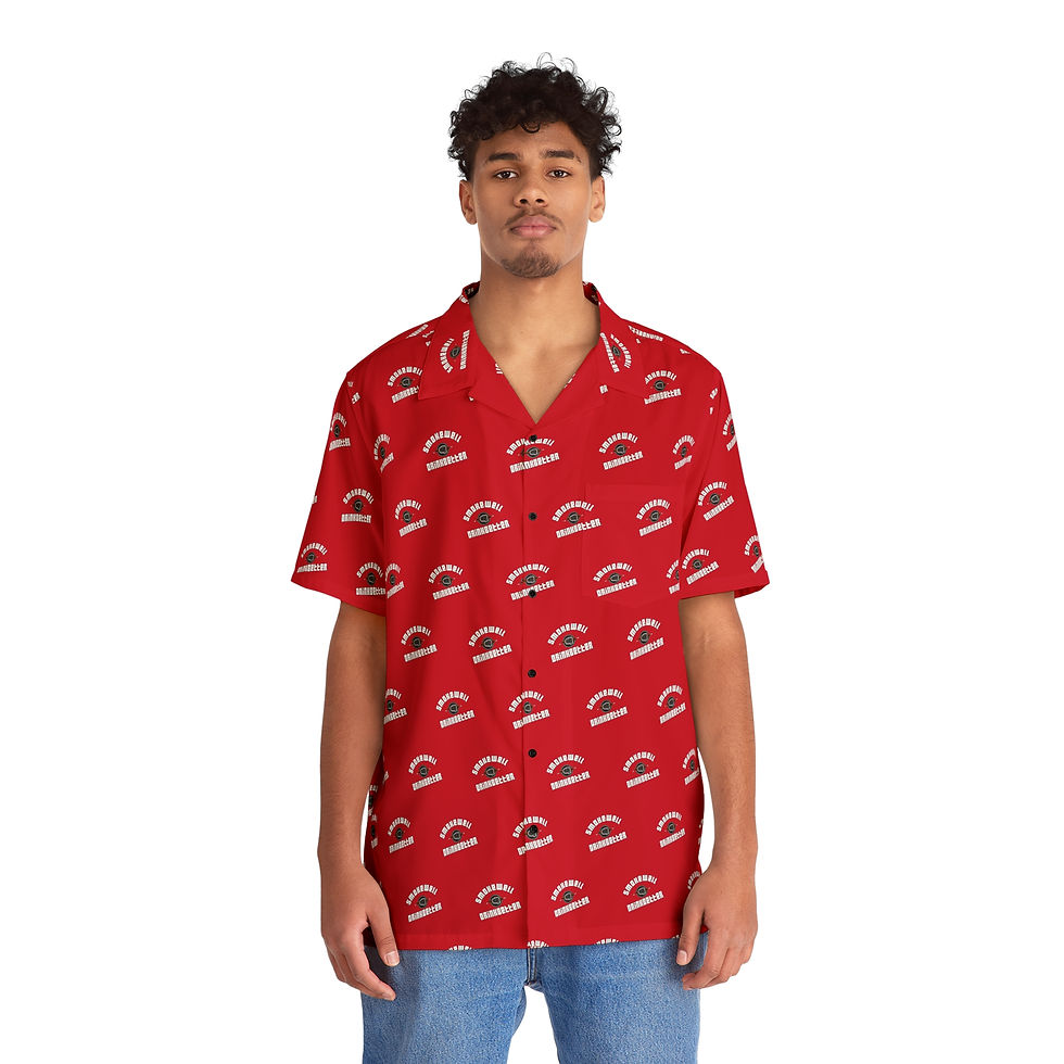 Thumbnail: SWDB Versus Pattern Red Hawaiian Shirt