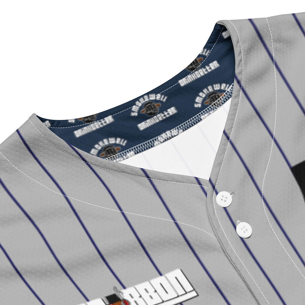 Thumbnail: SWDB Grey Bourbon Baseball Jersey