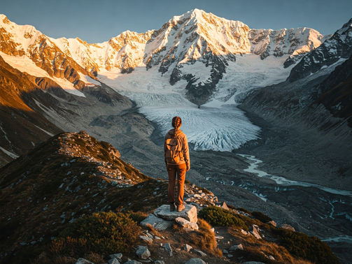 Lost in the grandeur of Pindari Glacier—pure solitude, adventure, and breathtaking Himalayan beauty