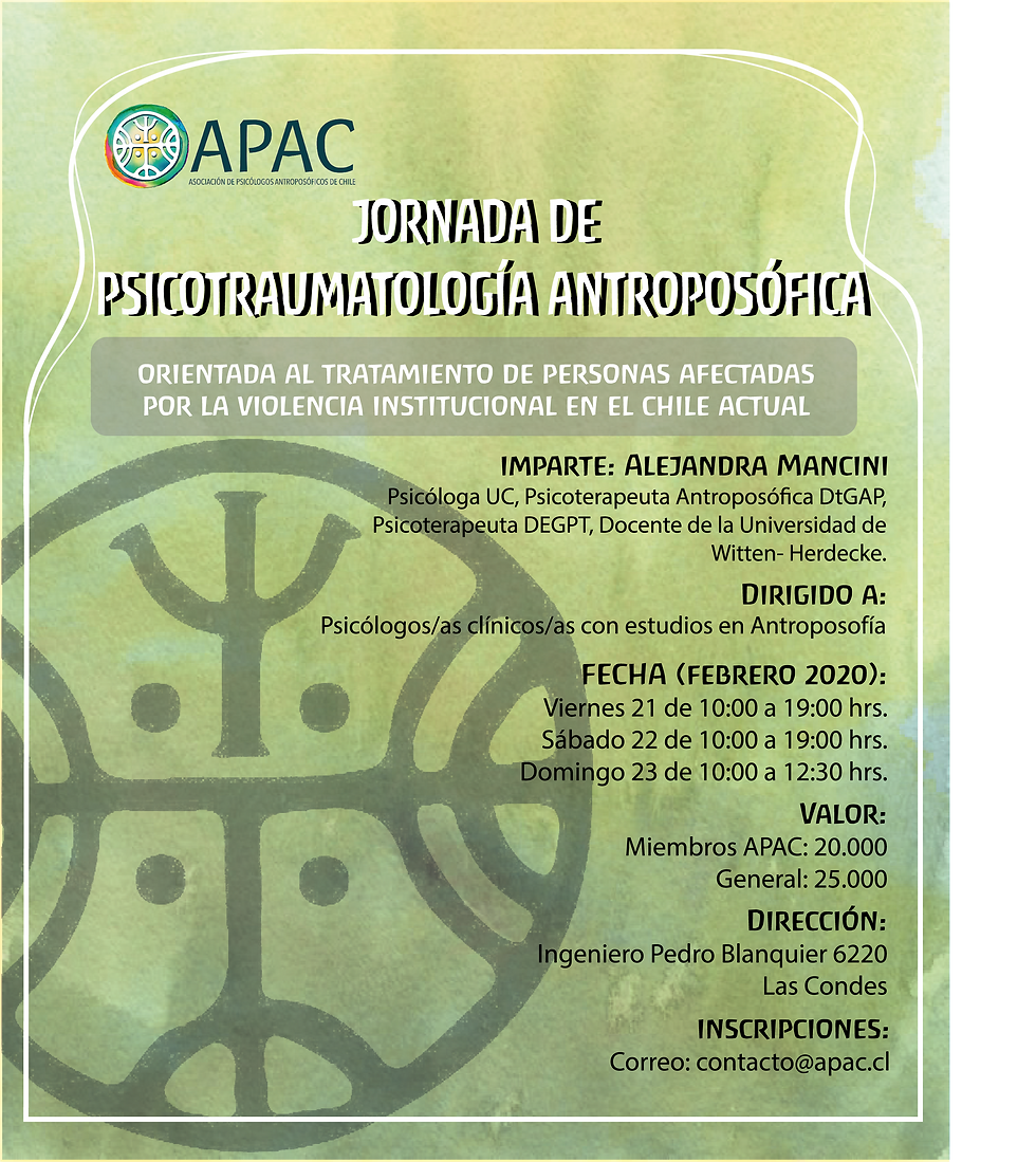 Jornadas de Psicotraumatología Antroposófica