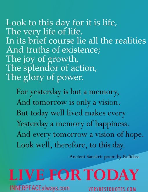 Live in the Present Moment