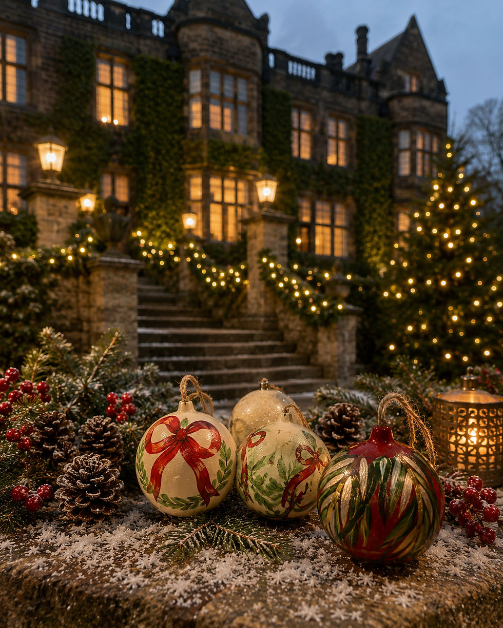 Bauble Painting Gisborough Hall
