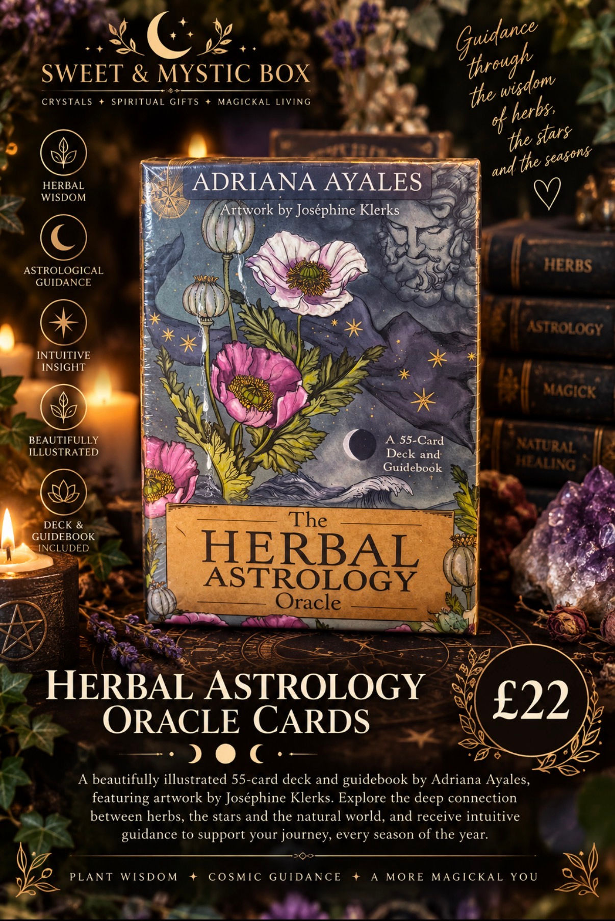 Herbal Astrology Oracle Cards