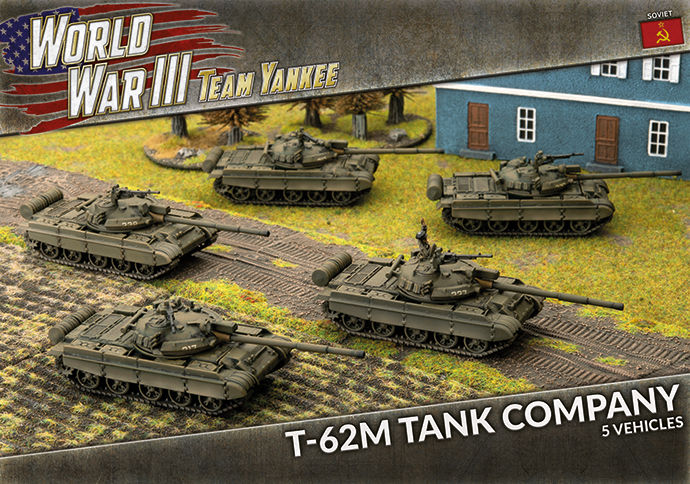 WW3 - T-62 MTank Company (x5 Plastic) - TSBX19