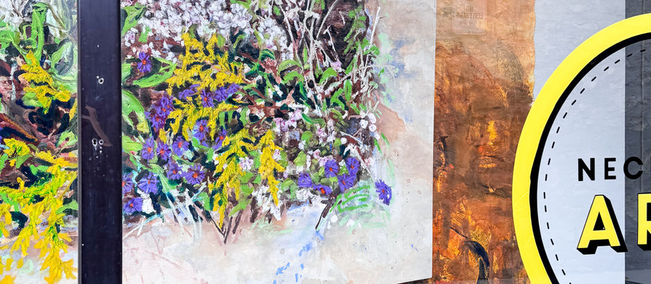 Milkweed, Goldenrod, and Asters Along a Salmon River | Olivia de Fleuriot Perry