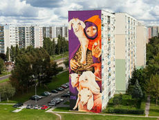 Street Art in Łódź (Polen) steeds bekender