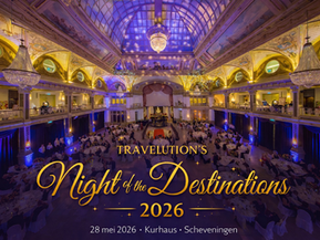 Travelution organiseert 1e editie 'Night of the Destinations' in het iconische Kurhaus