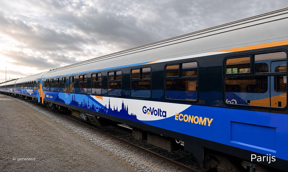 GoVolta opent nieuwe rechtstreekse treinverbinding naar Parijs