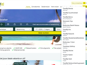 Metamorfose van 11 Travelizi reisbureaus