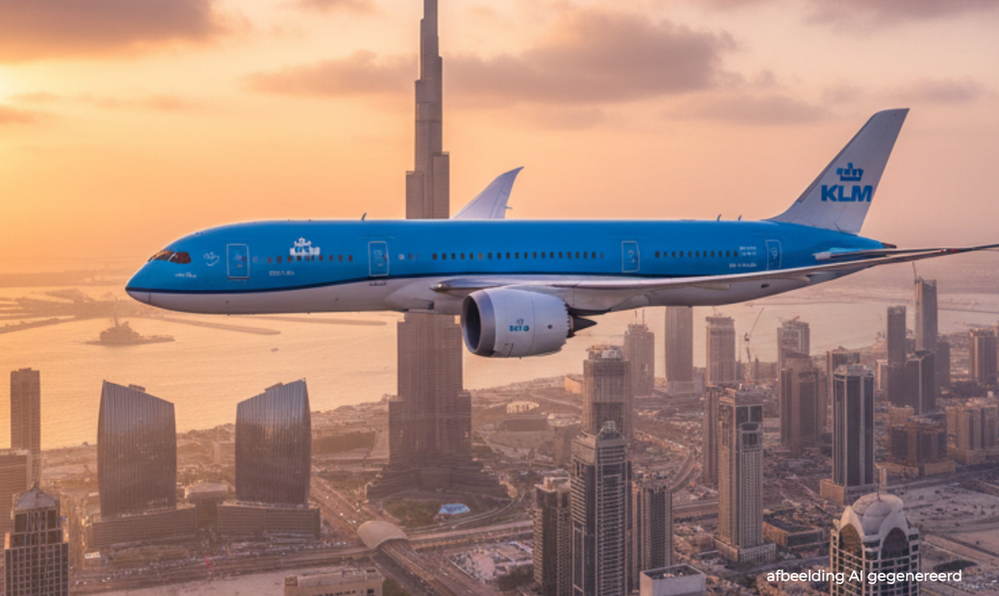 KLM wil vluchten naar Dubai en Saoedi-Arabië hervatten