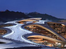 Saoedi-Arabië bouwt futuristisch skiresort in de woestijn