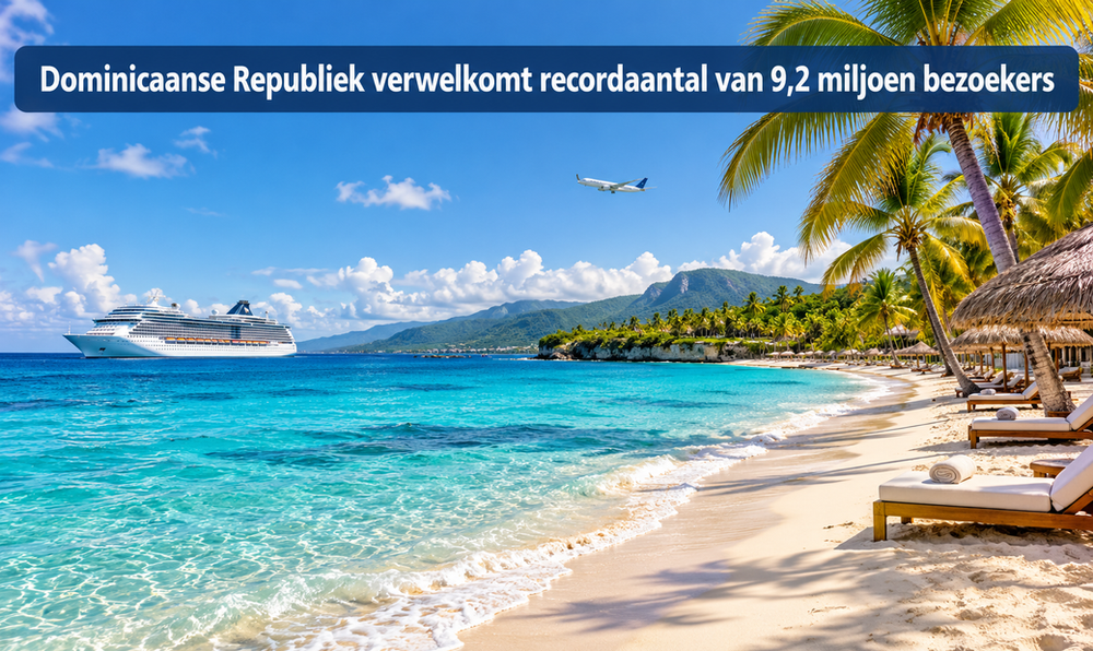 Dominicaanse Republiek verwelkomt recordaantal van 9,2 miljoen bezoekers