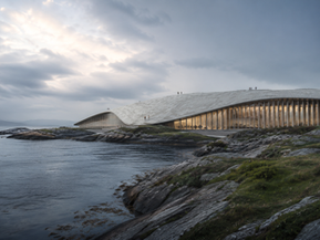 Nieuwe Arctische attractie The Whale opent in juni 2027 in Noord-Noorwegen