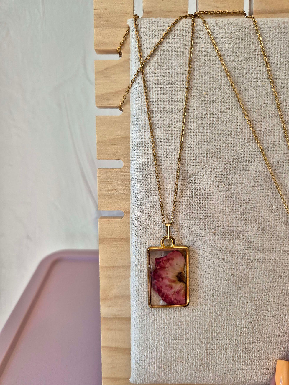 Miniature : Collier rectangle or