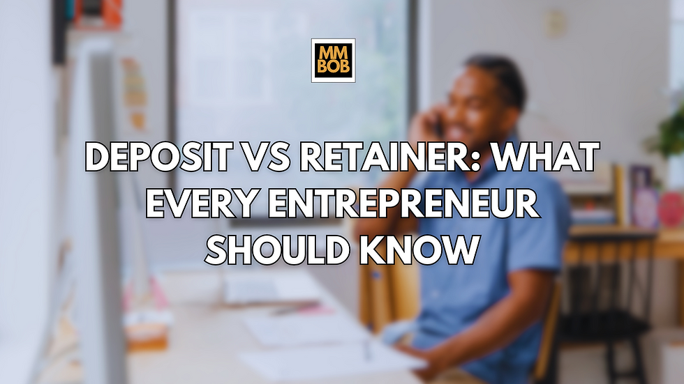 Title image: Deposit vs Retainer What Every Entrepreneur Should Know