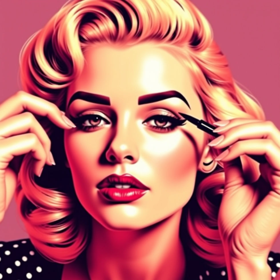 Eye shadow and Foundation 