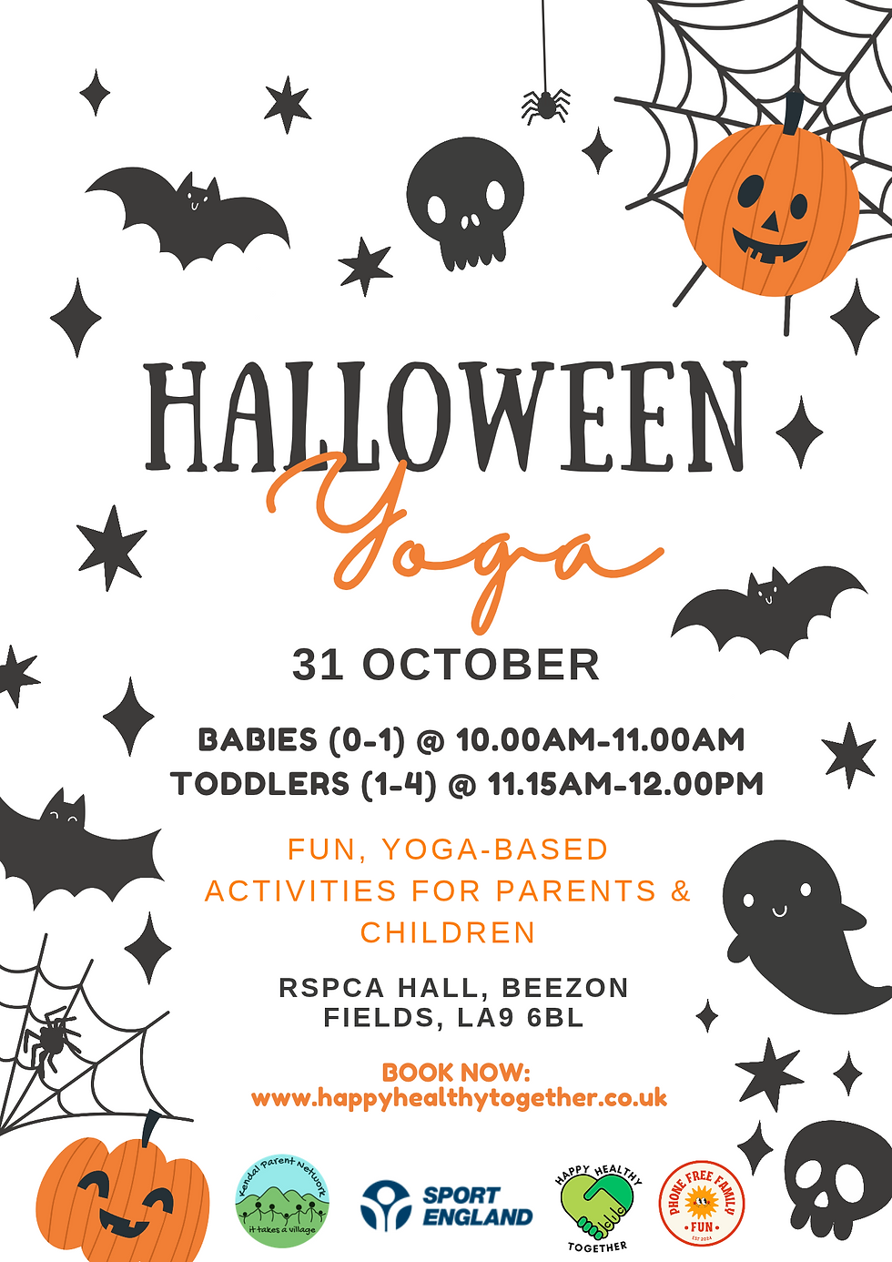 Halloween Parent & Baby Yoga (Under 1-Year-Old)